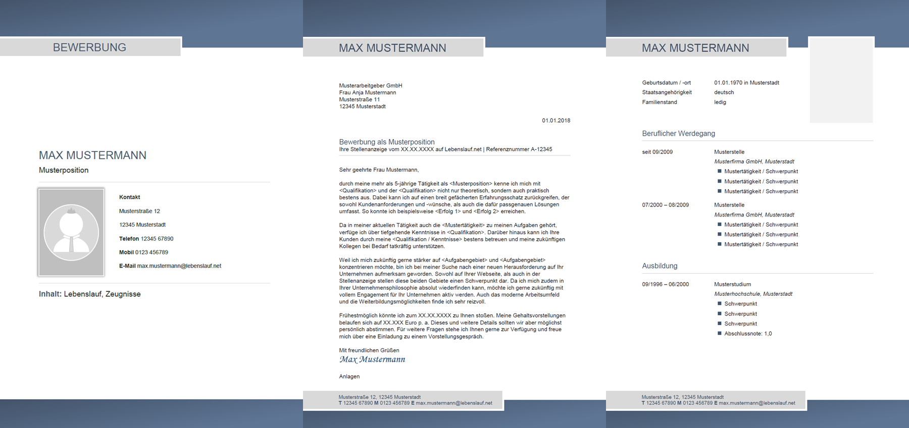 Mit referenznummer bewerbung Bewerbung Betreff: