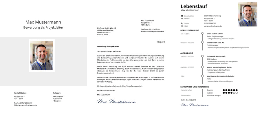 Bewerbungvorlage mit Zeitstrahl 6 Bewerbungvorlage mit Zeitstrahl